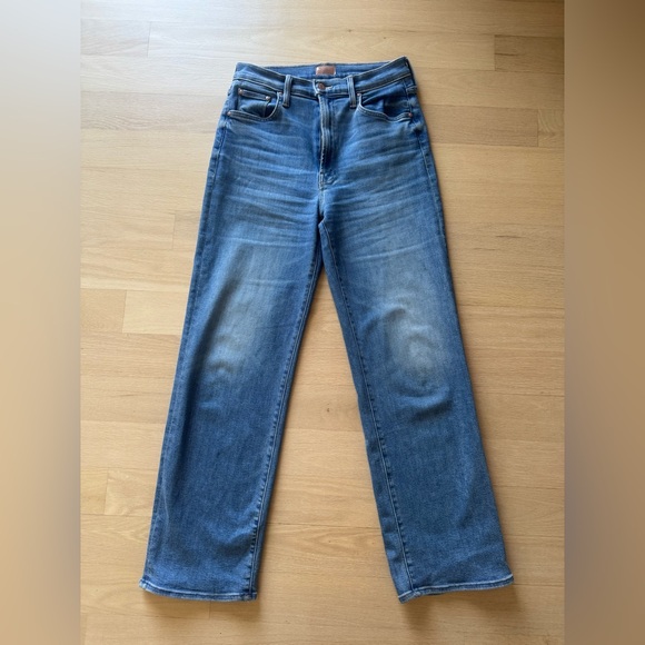 MOTHER Denim - MOTHER The Rambler Zip Flood Out of the Blue 27